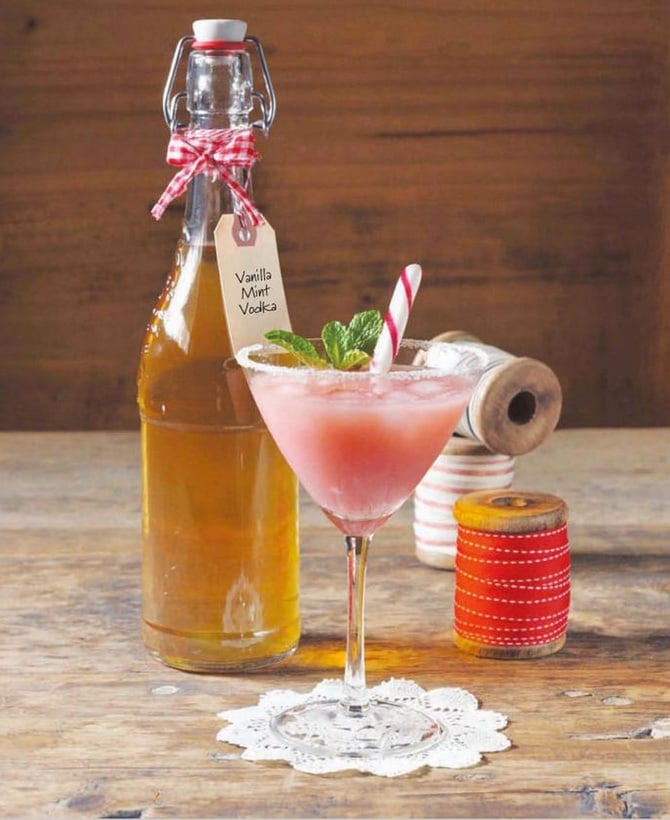 Vanilla Mint Vodka from Vegan Food Gifts by Joni Newman