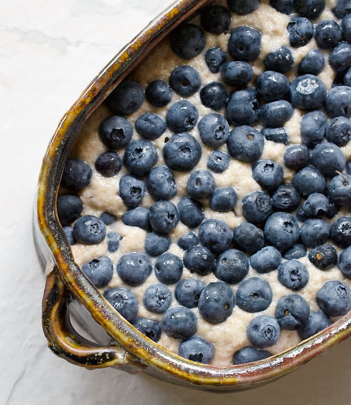 Vegan Blueberry Buckle - No Oil Added!