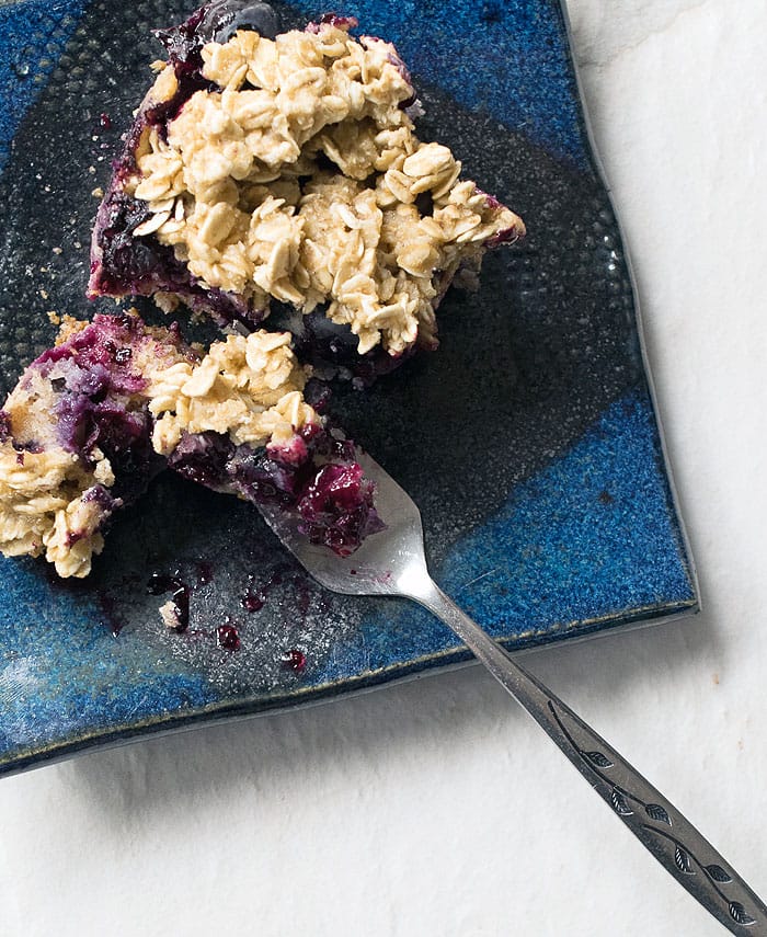 Vegan Blueberry Buckle - No Oil Added!
