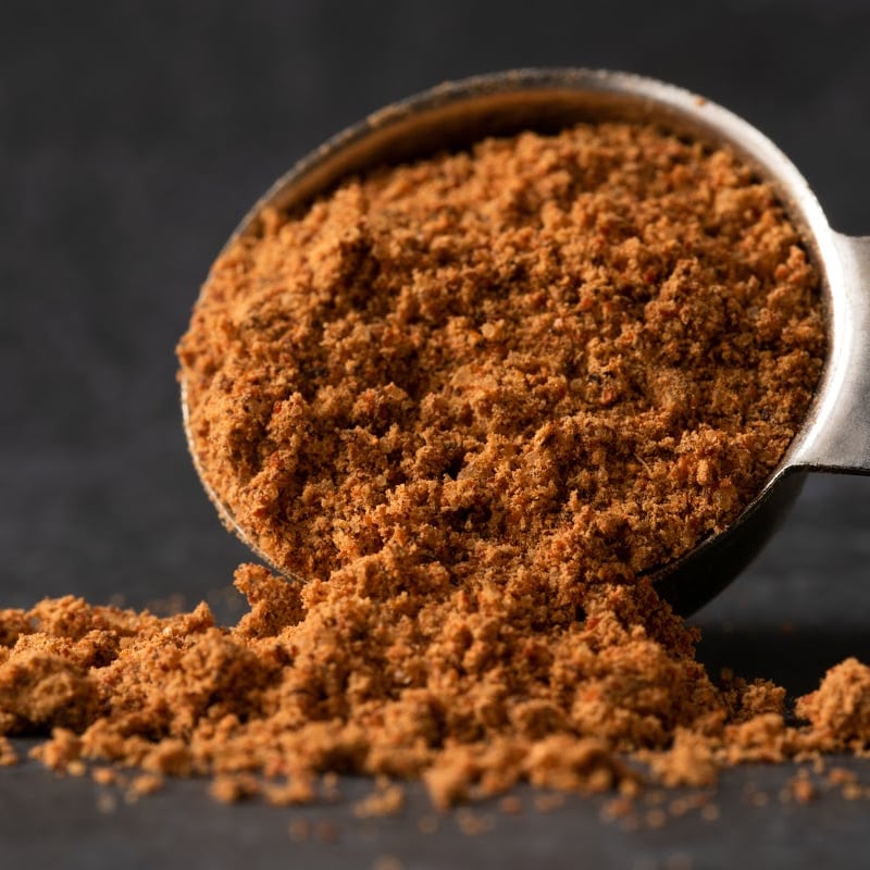 A scoopful of Old Bay seasoning