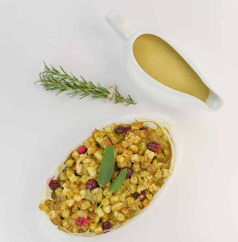 Vegan Thanksgiving Stuffing Casserole