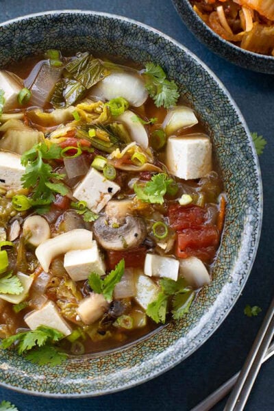vegan tofu jjigae