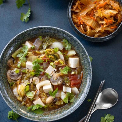 vegan kimchi jjigae