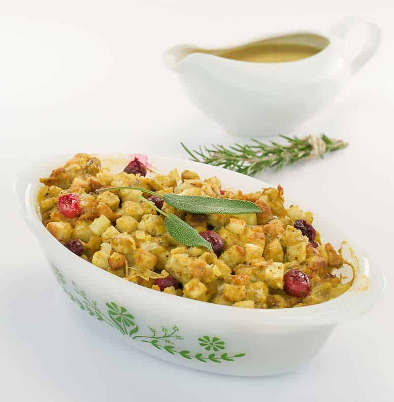 Vegan Thanksgiving Stuffing Casserole