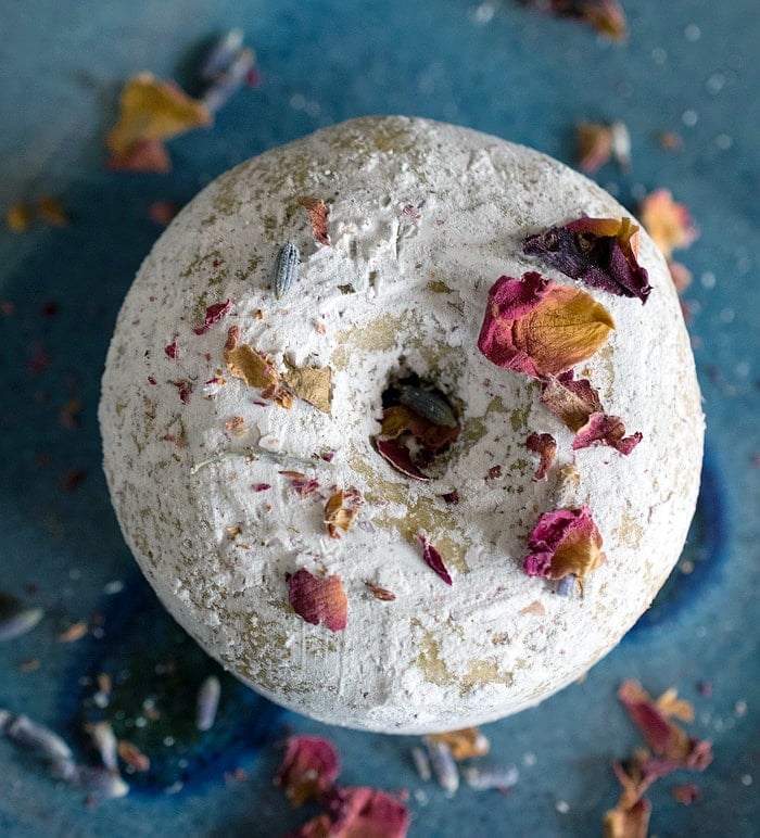 A Vegan Valentine: Lavender Rose Baked Donuts