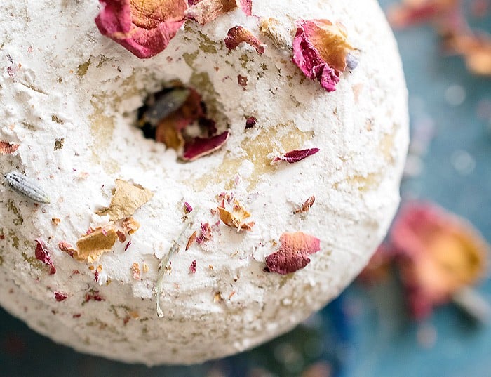 A Vegan Valentine: Lavender Rose Baked Donuts