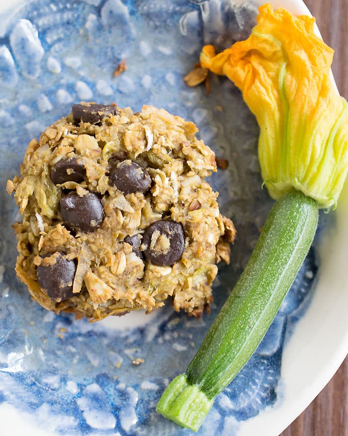 Vegan Gluten-free Zucchini Chocolate Chip Cookies