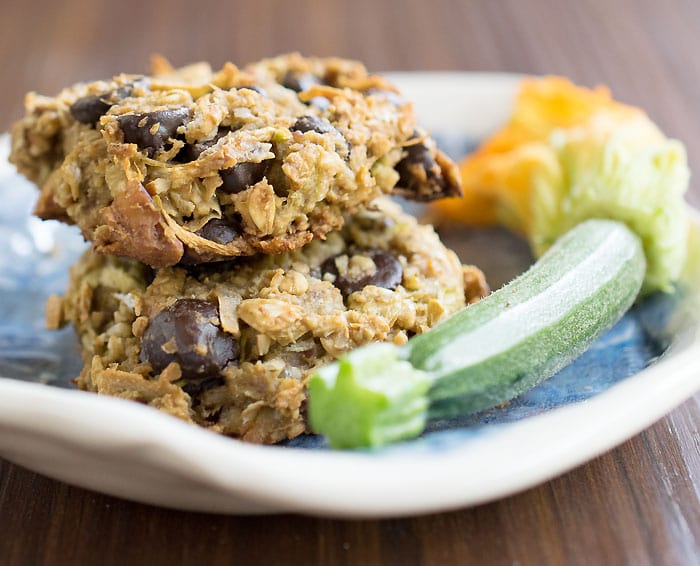 Vegan Gluten-free Zucchini Chocolate Chip Cookies