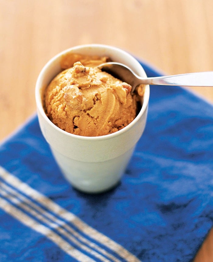 Pumpkin Ice Cream from The Complete Guide to Vegan Food Substitutions