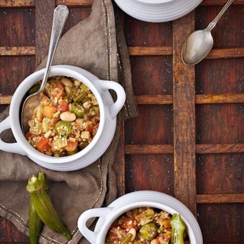 White Bean Quinoa Gumbo