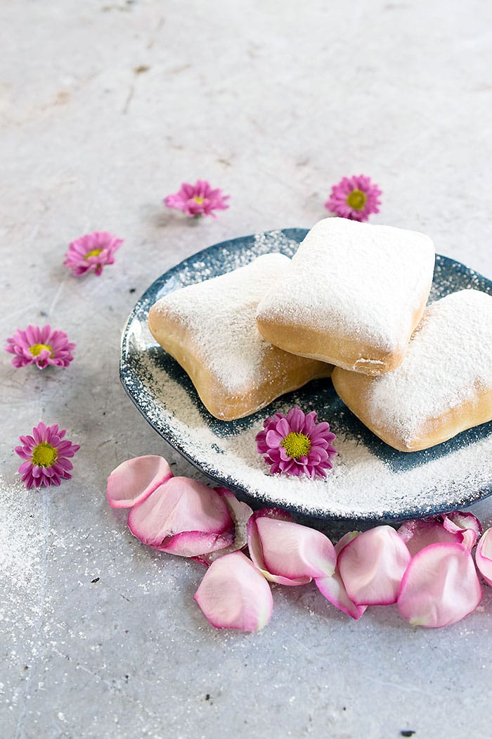 Air Fried Vegan Beignets with an Oven Option