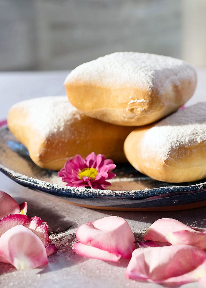 Air Fried Vegan Beignets with an Oven Option