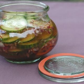 Quick Pickle - Cucumbers and Onions