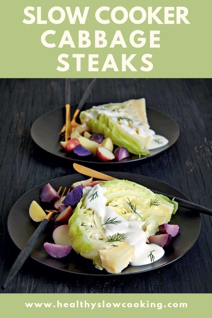 Slow Cooker Cabbage Steaks from The Revised Vegan Slow Cooker
