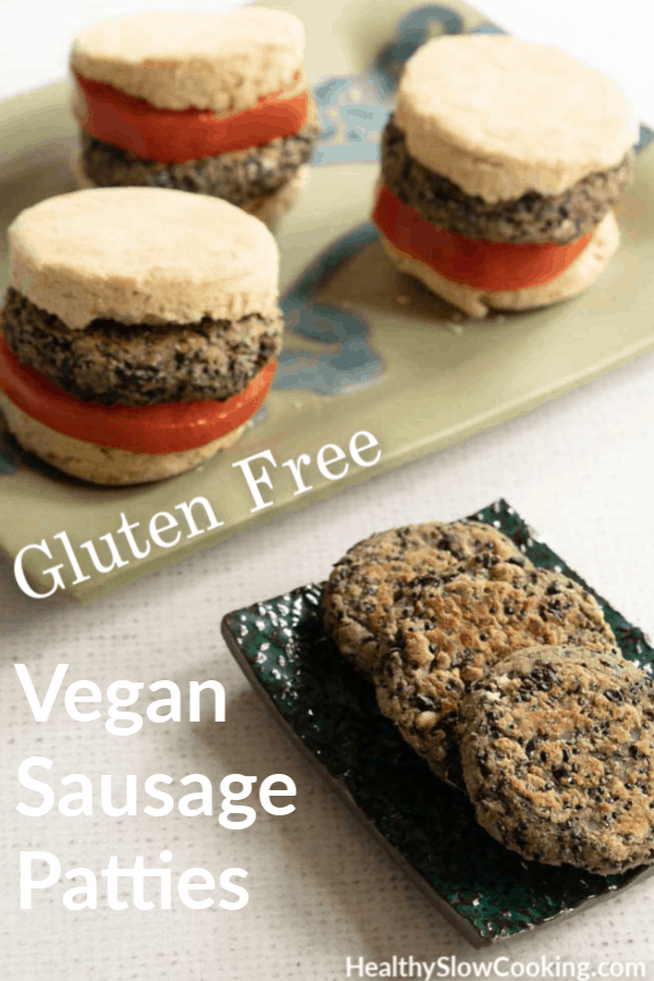 Gluten Free Vegan Sausage Patties with No Nuts or Soy!