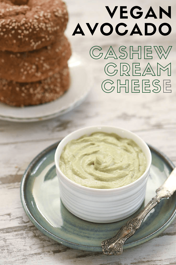 Vegan Avocado Cashew Cream Cheese